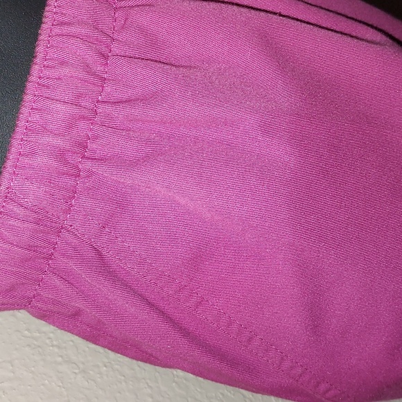 Coral Bay Pink Capri Women Pants Stretch Waist Band - Picture 2 of 8